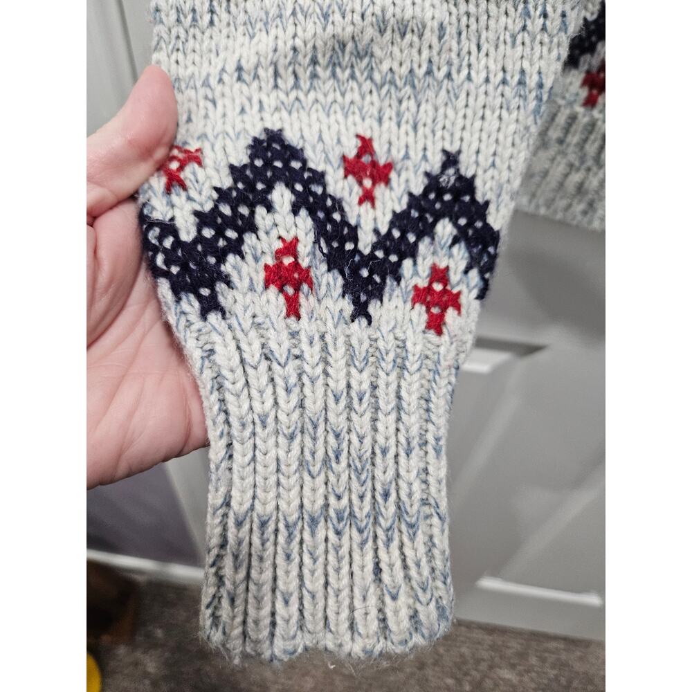 Vintage 90's Christopher Rand Acrylic Sweater Grandpa Grandpacore Size L - Picture 8 of 16